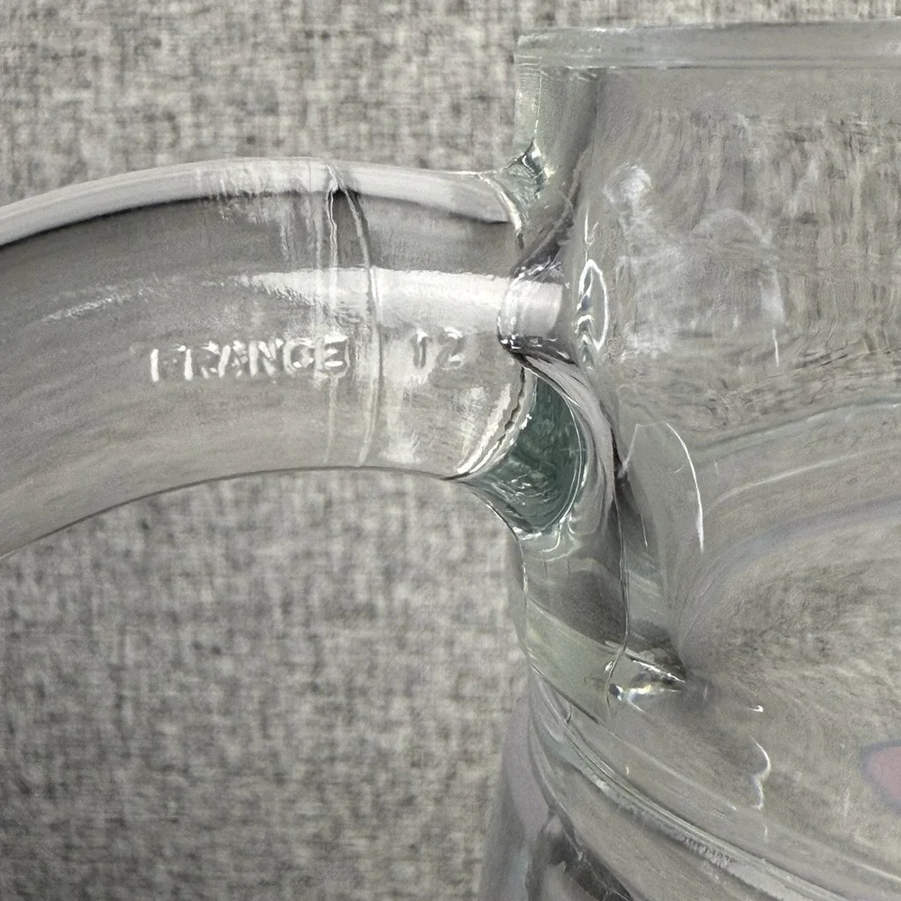 University Alabama CRIMSON TIDE Large Heavy Glass Beer Pitcher Arcoroc/France 9